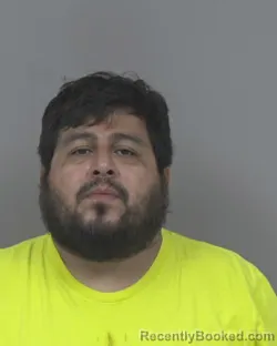 Mugshot of Jose Rodriguez booked in Johnston County, North Carolina on August 9, 2026