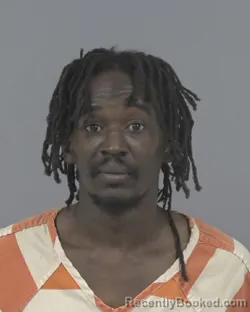 Mugshot of Aki Tremaine Sanders booked in Johnston County, North Carolina on August 10, 2026