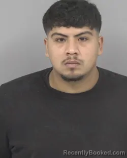 Mugshot of Israel Depaz Saucedo booked in Johnston County, North Carolina on October 10, 2026