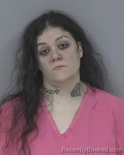 Mugshot of Katelyn Mariah Shelton booked in Johnston County, North Carolina on August 23, 2026