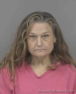 Mugshot of Melissa Amanda Swenson booked in Johnston County, North Carolina on August 30, 2026
