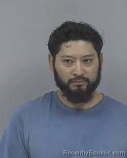 Mugshot of MYNOR IVAN SOTO-ESCOBAR booked in Johnston County, North Carolina on March 8, 2026