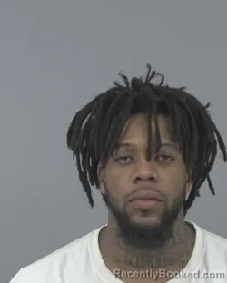 Mugshot of NAQUAN LANZRO SANDERS booked in Johnston County, North Carolina on March 21, 2026