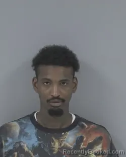 Mugshot of Robshawn Marquis Simpson booked in Johnston County, North Carolina on August 27, 2026