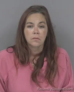 Mugshot of Samantha Gail Stallings booked in Johnston County, North Carolina on October 11, 2026
