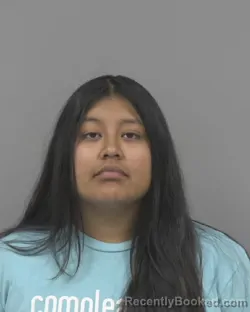 Mugshot of Aracely Cristobal Torres booked in Johnston County, North Carolina on October 10, 2026