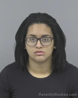 Mugshot of Raceli Arias Urena booked in Johnston County, North Carolina on October 17, 2026