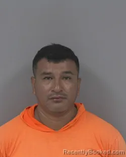 Mugshot of DAVID VAENCIA-VASQUEZ booked in Johnston County, North Carolina on June 6, 2026