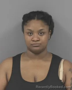 Mugshot of Shaniah Walters booked in Johnston County, North Carolina on August 30, 2026