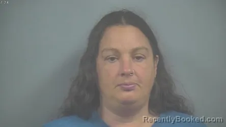 Mugshot of Amy Jo Fifer booked in Sullivan County, Indiana on July 31, 2026