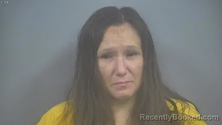 Mugshot of Alicia Nicole Risley booked in Sullivan County, Indiana on August 24, 2026