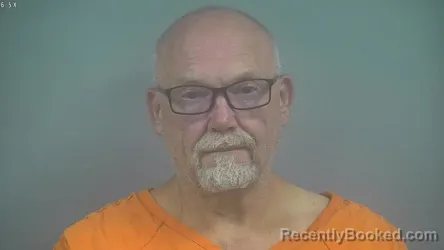 Mugshot of Bradley Alan Cooksey booked in Sullivan County, Indiana on August 24, 2026