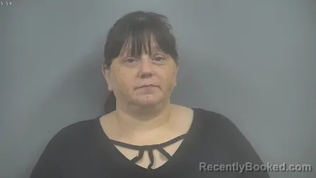Mugshot of Caryn Michelle Layman booked in Sullivan County, Indiana on October 12, 2026