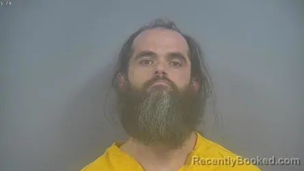 Mugshot of Dusty Eugene Phegley booked in Sullivan County, Indiana on August 24, 2026