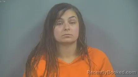 Mugshot of Jade Nicole Myers booked in Sullivan County, Indiana on September 9, 2026