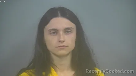 Mugshot of Katelyn L Blackwell booked in Sullivan County, Indiana on August 9, 2026