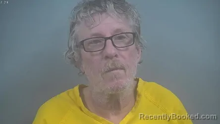 Mugshot of KURT DOUGLAS DAVIS booked in Sullivan County, Indiana on July 31, 2026