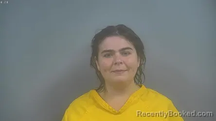 Mugshot of Kenzie Mae Jenkins booked in Sullivan County, Indiana on August 21, 2026