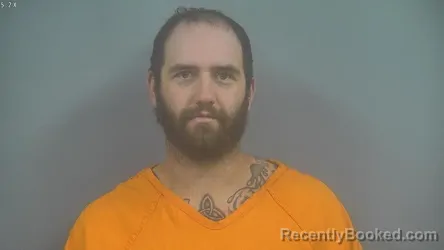 Mugshot of Kevin Michael Misner booked in Sullivan County, Indiana on October 9, 2026