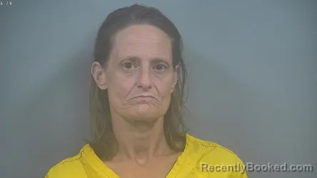 Mugshot of Monica Lynn Christian booked in Sullivan County, Indiana on August 22, 2026