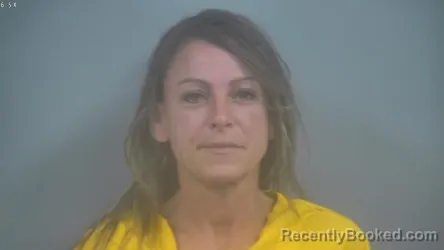 Mugshot of Megan Rebecca Tidwell-Jones booked in Sullivan County, Indiana on October 4, 2026