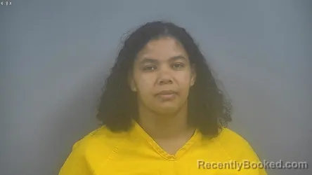 Mugshot of Octavia Symone Sims booked in Sullivan County, Indiana on August 15, 2026