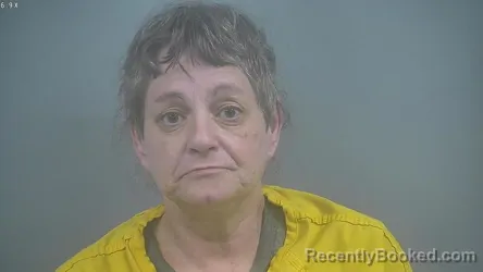 Mugshot of Pamela Sue Plascak booked in Sullivan County, Indiana on August 17, 2026