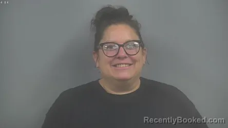 Mugshot of Samantha Carrol Johnson booked in Sullivan County, Indiana on August 11, 2026