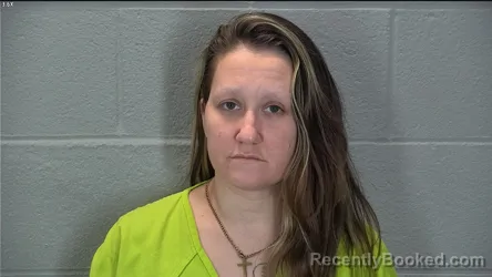 Mugshot of Jenelle Faye Bader booked in Tippecanoe County, Indiana on October 8, 2026