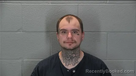 Mugshot of Garrett Douglass Foster booked in Tippecanoe County, Indiana on October 11, 2026