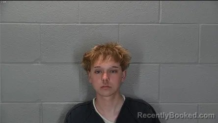 Mugshot of Trey Klemp booked in Tippecanoe County, Indiana on October 15, 2026