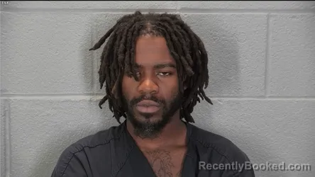 Mugshot of Antoine Santana Chambers booked in Tippecanoe County, Indiana on October 8, 2026