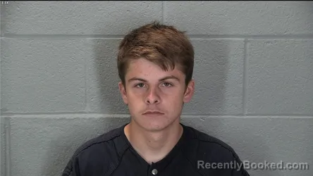 Mugshot of Jaden Colt Vanvactor booked in Tippecanoe County, Indiana on October 9, 2026