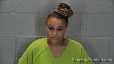 Mugshot of Alexis Lutheren Lee Johnson booked in Tippecanoe County, Indiana on October 12, 2026