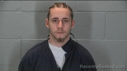 Mugshot of Orion Gage Remich Stone booked in Tippecanoe County, Indiana on October 16, 2026