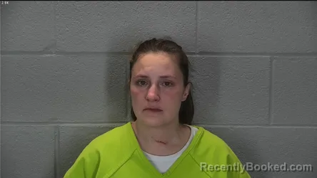 Mugshot of Amber Elizabeth Lowery booked in Tippecanoe County, Indiana on October 7, 2026