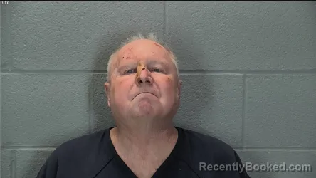 Mugshot of Robert D Rosenberger booked in Tippecanoe County, Indiana on March 8, 2026