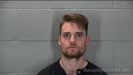 Mugshot of Simeon David Carithers booked in Tippecanoe County, Indiana on March 22, 2026