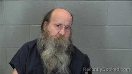 Mugshot of John Carl Berg booked in Tippecanoe County, Indiana on March 26, 2026