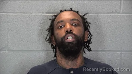 Mugshot of Terrell K Brown booked in Tippecanoe County, Indiana on March 26, 2026