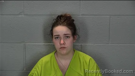 Mugshot of Sophia Rae Pratt booked in Tippecanoe County, Indiana on March 31, 2026