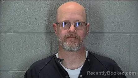 Mugshot of Chad Allen Meihls booked in Tippecanoe County, Indiana on April 2, 2026