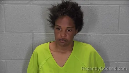 Mugshot of Shannon Shakia Land-Curry booked in Tippecanoe County, Indiana on April 2, 2026