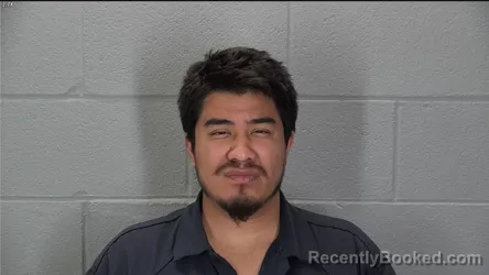 Mugshot of Reyes Aguilar-Briones booked in Tippecanoe County, Indiana on April 23, 2026