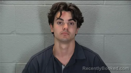 Mugshot of Alec Miguel Peters booked in Tippecanoe County, Indiana on April 24, 2026