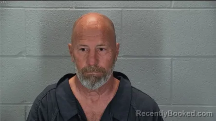 Mugshot of Dennis Neil Rust booked in Tippecanoe County, Indiana on April 24, 2026