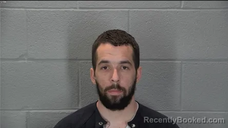 Mugshot of Levi Jordan Saltsman booked in Tippecanoe County, Indiana on April 24, 2026