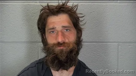 Mugshot of Andrew Thomas Slaughterbeck booked in Tippecanoe County, Indiana on April 26, 2026