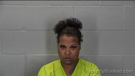 Mugshot of Greshana Lasha Jackson booked in Tippecanoe County, Indiana on April 26, 2026