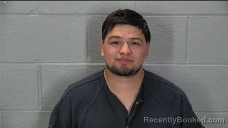 Mugshot of Adrian Giovanni Guzman booked in Tippecanoe County, Indiana on May 4, 2026